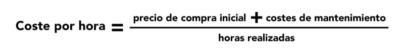 coste por hora