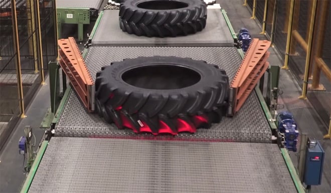 Fabricación de los neumáticos de tractor