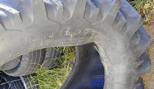 5 problemas en el talón del neumático agrícola que exigen que haya que cambiarlos