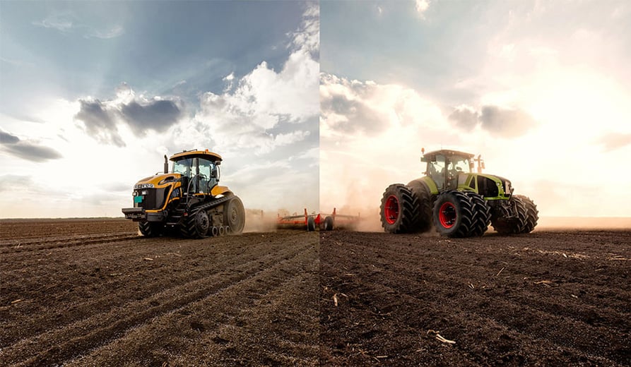 Neumáticos agrícolas VF frente a orugas: ventajas y desventajas