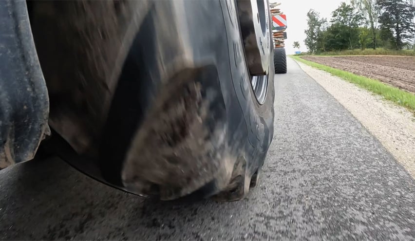 La resistencia a la rodadura en carretera aumenta el desgaste