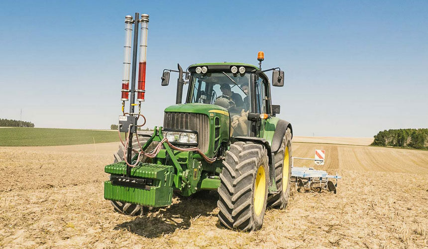 Control del consumo de combustible del VR-R TRACTOR en el trabajo