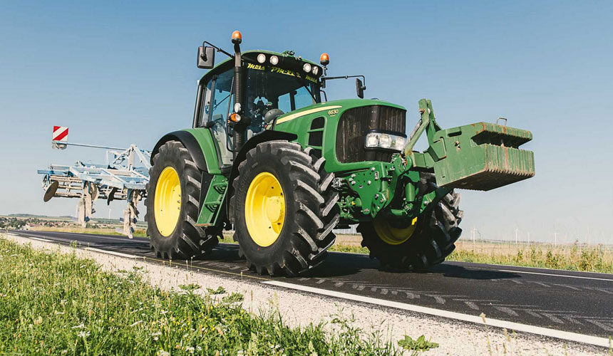 Los neumáticos VX-R TRACTOR ofrecen un mayor confort de conducción