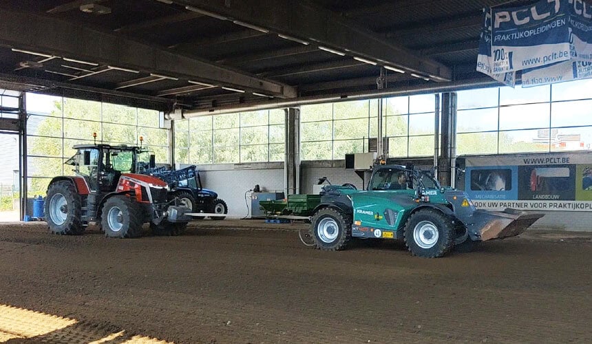 Pruebas de tracción de los neumáticos BRIDGESTONE VH-IND