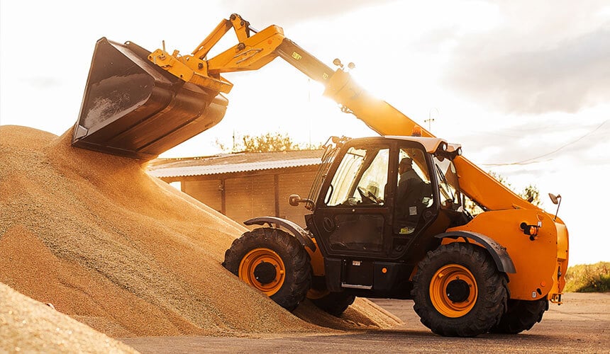 Neumáticos industriales resistentes al trabajo con carga cíclica